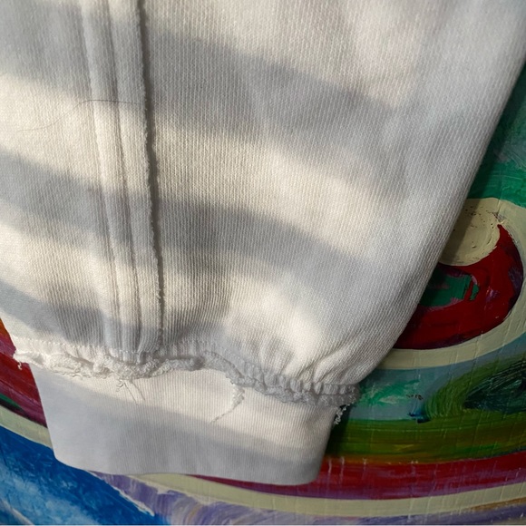 Woman’s White Betsy Johnson Performance Joggers Sweatpants NWT - Picture 8 of 11